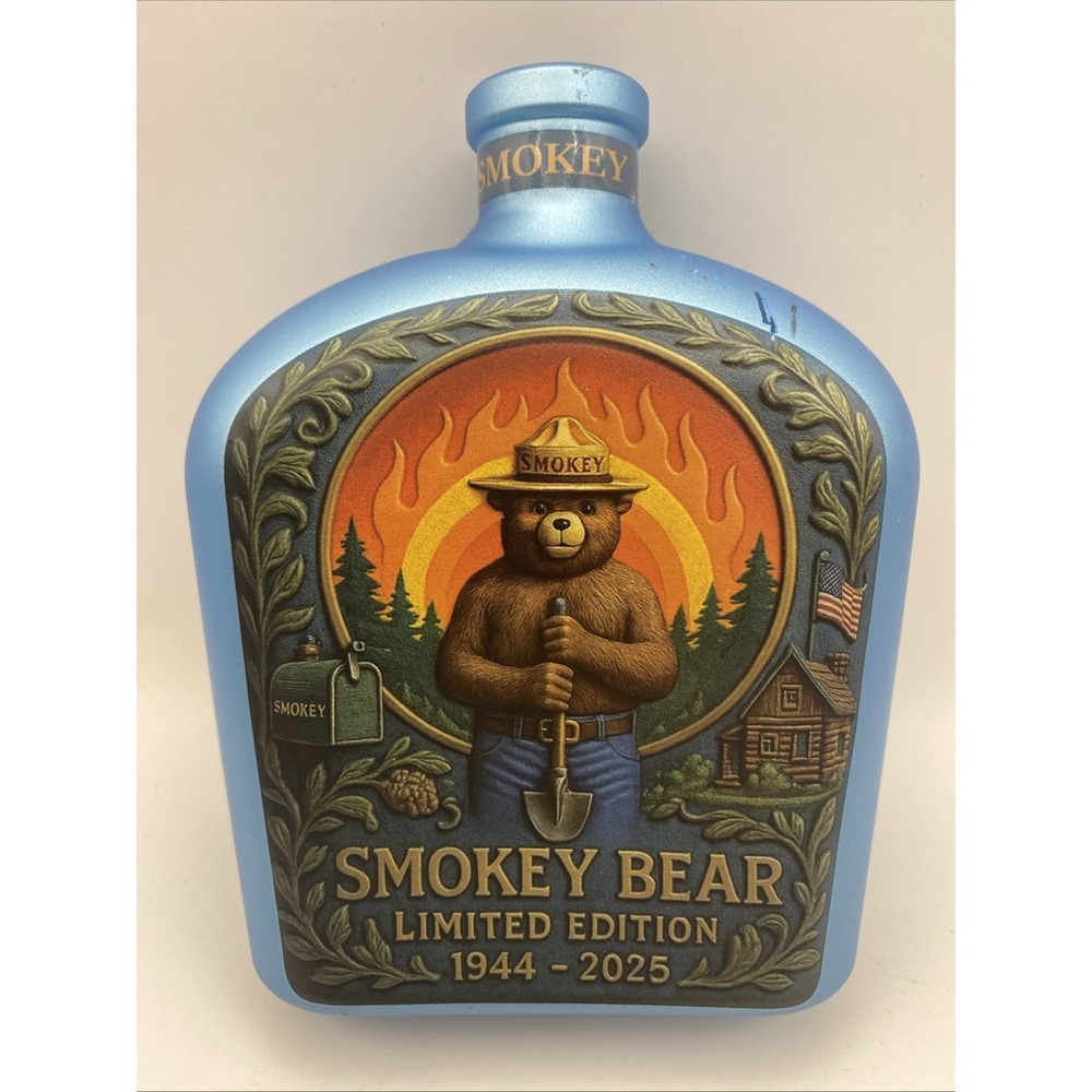 Super Rare Smokey the Bear Bottle Limited Edition See Pics